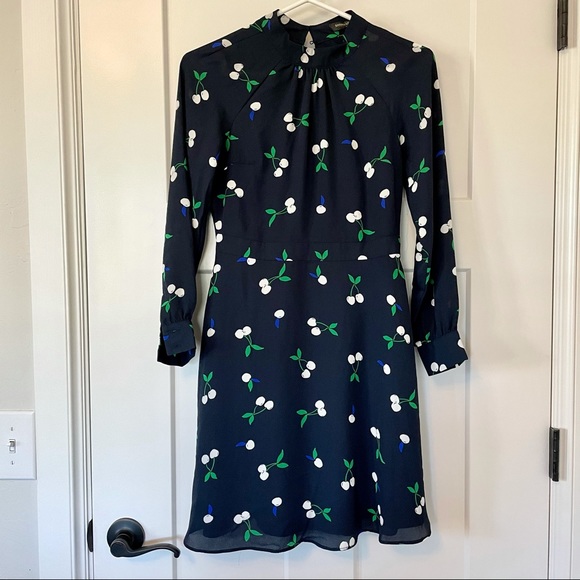Banana Republic Dresses & Skirts - Banana Republic Navy Cherry Blossom Dress